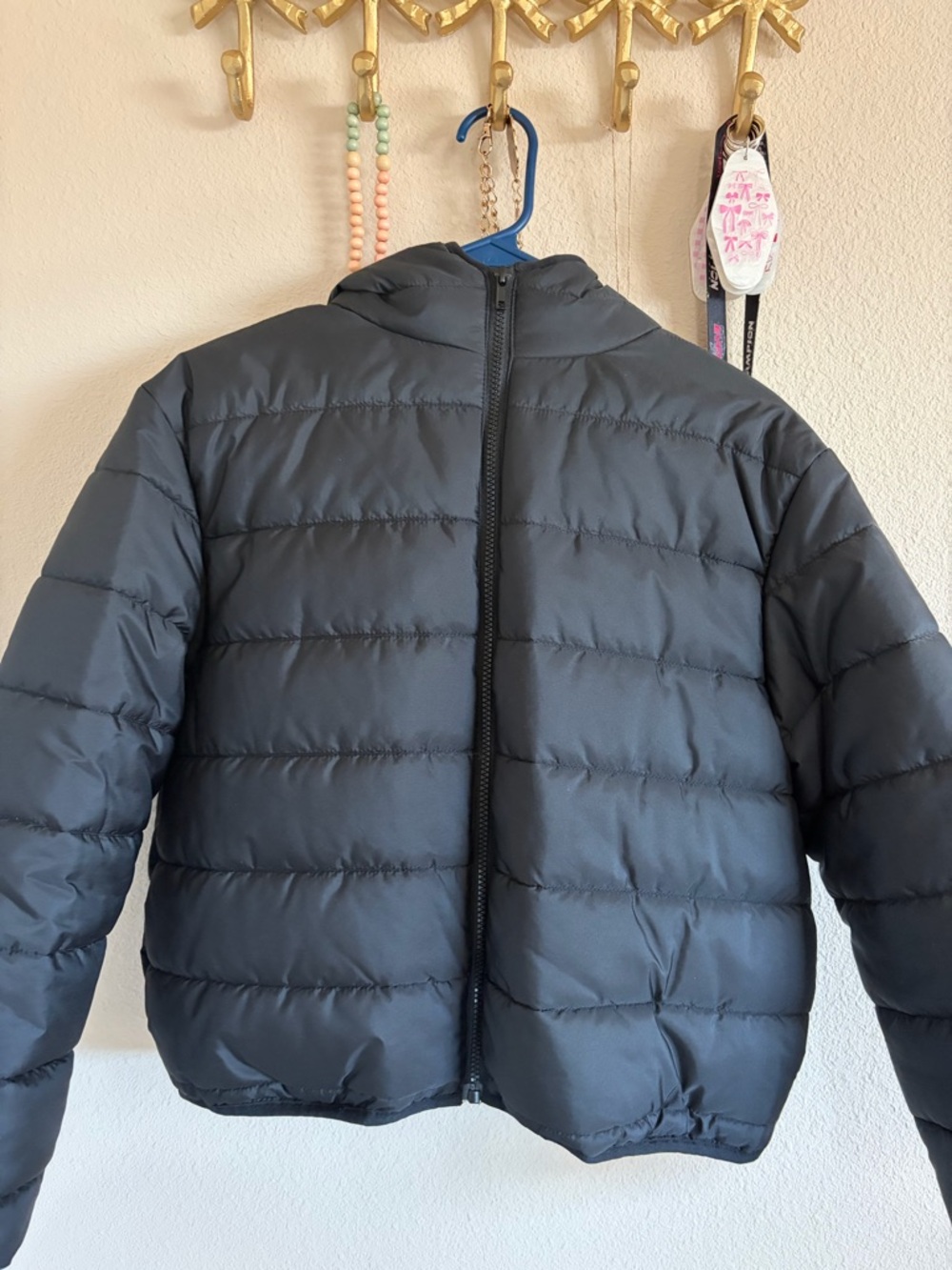 wild fable Black Quilted Puffer Jacket